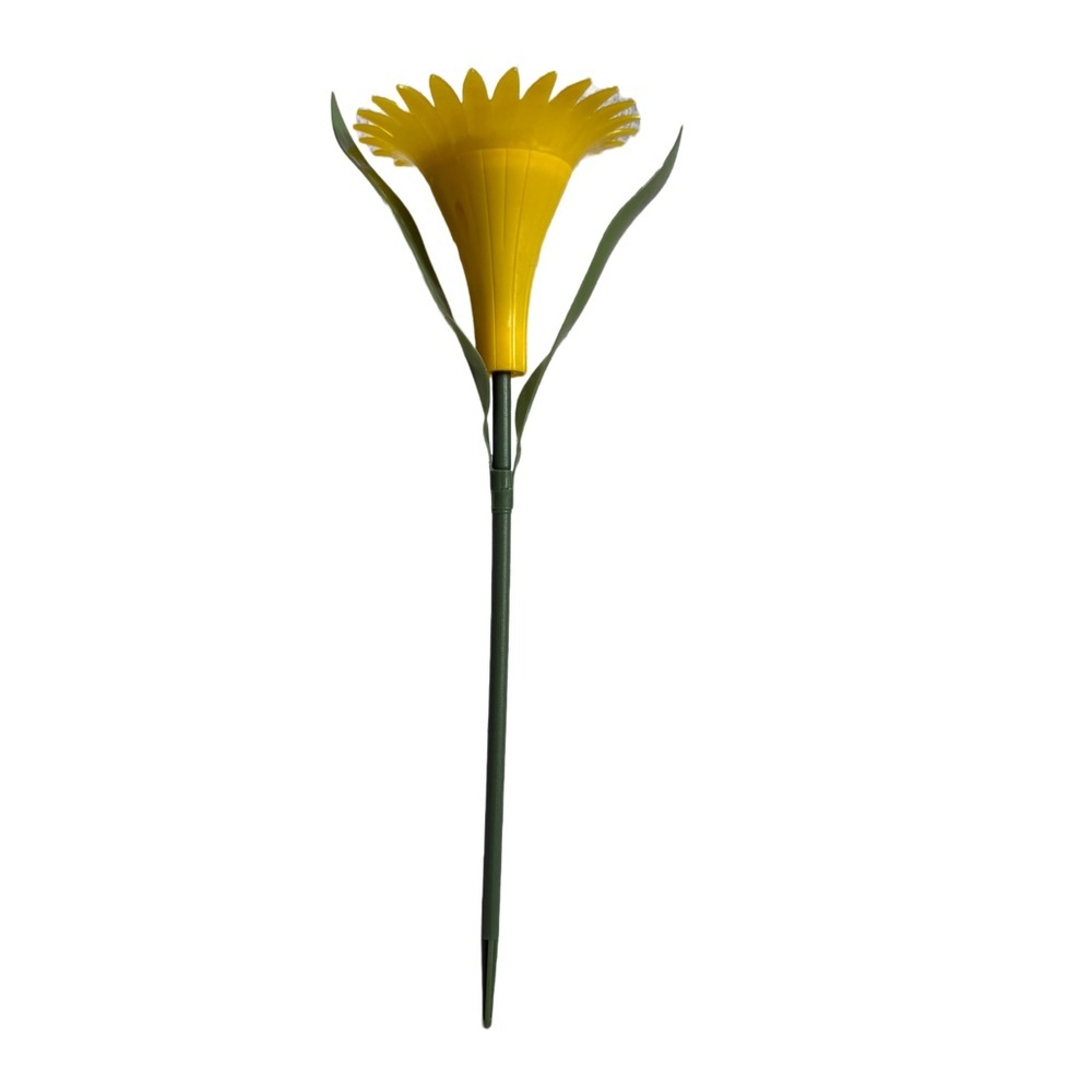 YELLOW FLOWER STAKE GARDEN SOLAR LIGHT